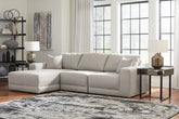 Bay Furniture Gallery - Ashley Furniture - Next-Gen Gaucho Sectional - RAF 2-Piece Sectional Loveseat / Gray - 18304S3